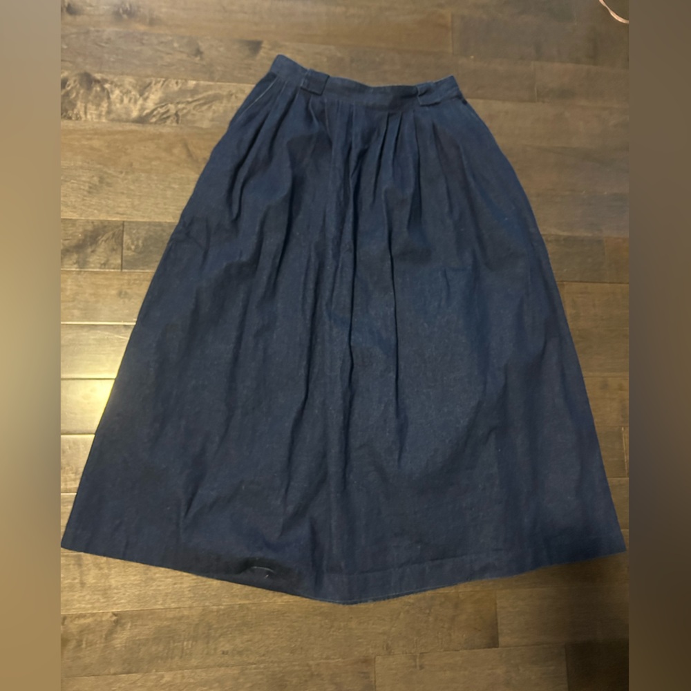 Vintage denim skirt